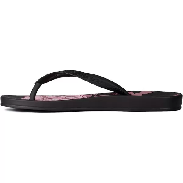 imageIpanema Womens Ana Temas XIII Flip Flops  Comfortable amp Stylish Summer Sandal with Flower Prints Anatomic Footbed amp NonSlip SoleBlackPink