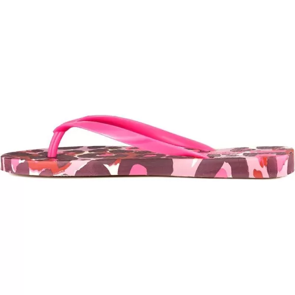 imageIpanema Womens Animal Print Flip Flops  Comfortable amp Trendy Summer Sandals with Animal Print Anatomic Footbed amp NonSlip SoleBeigePink