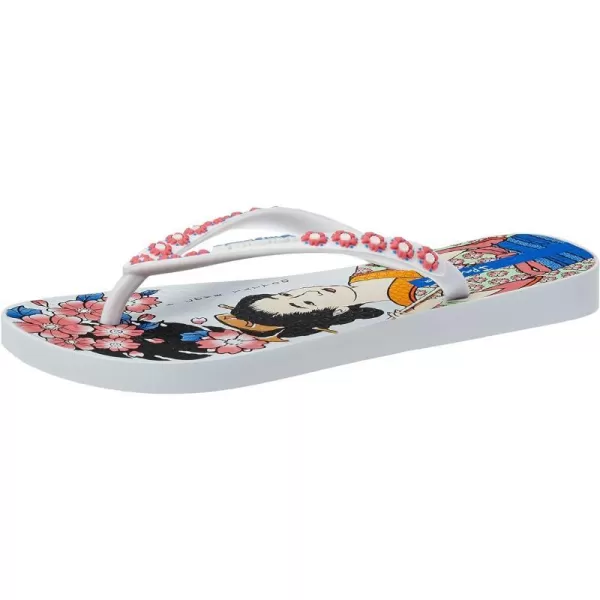 imageIpanema Womens Animal Print Flip Flops  Comfortable amp Trendy Summer Sandals with Animal Print Anatomic Footbed amp NonSlip SolePink White