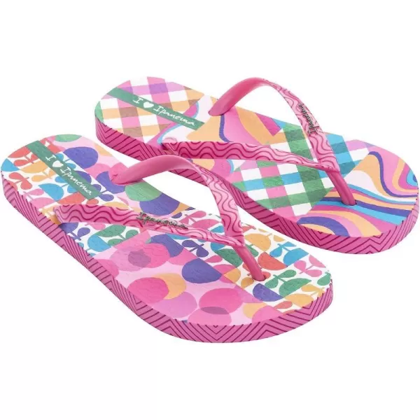 imageIpanema Womens Expression Flip Flop  Comfortable Fun amp Stylish Multi Color Summer Sandal with Anatomic Footbed amp NonSlip SolePinkGreenyellow