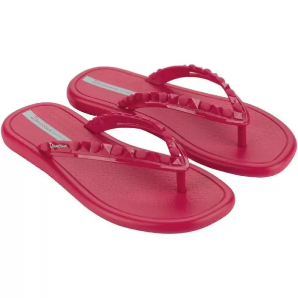 imageIpanema Womens Meu Sol Ad Flip FlopsDark PinkGreen