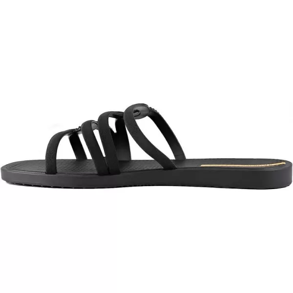 imageIpanema Womens Solar Slides  Comfortable and Stylish SlipOn Sandals Flip Flops for Women with Interlacing and Looping Woven StrapsBlack
