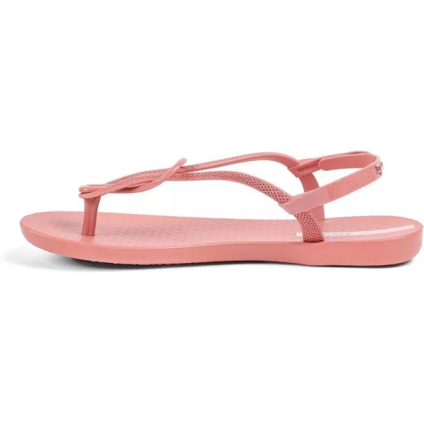 imageIpanema Womens Trendy Sandals  Comfortabe and Stylish TStrap Flat Sandals with Adjustable Ankle Strap ClosurePinkPink