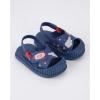 imageIpanema Cute Baby Sandals  Soft Lightweight Toddler Sandals wProtective Toe Cap Elastic Slingback Strap Cute Prints Unisex Easy OnOff Easy to Clean Water Resistant PVCBlueRed