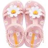 imageIpanema Daisy Baby Sandals  OpenToe Sandals for Toddlers Adjustable Crocheted Straps ampamp Flower Embellishment Easy On Off Easy to Clean Comfy Breathable LightweightPinkPinkYellow