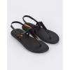 imageIpanema Glossy Womens Sandals  Thong Sandals for Women Womens Sandal Comfy Sandals Flat Sandals for Women Jelly Sandals Adjustable Back Strap Water ResistantBlackClear Black