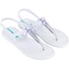 imageIpanema Glossy Womens Sandals  Thong Sandals for Women Womens Sandal Comfy Sandals Flat Sandals for Women Jelly Sandals Adjustable Back Strap Water ResistantWhiteClear