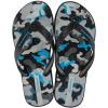 imageIpanema Temas XIV Kids Flip Flops  Comfortable ampamp Stylish Unisex Flip Flops for Kids Bright ampamp Colorful Prints NonSlip Sole Durable Water Resistant Easy to CleanBlackGreyBlue