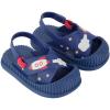 imageIpanema Cute Baby Sandals  Soft Lightweight Toddler Sandals wProtective Toe Cap Elastic Slingback Strap Cute Prints Unisex Easy OnOff Easy to Clean Water Resistant PVCBlueRed