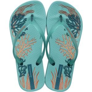 imageIpanema Ana Collection Kids Flip Flop  Comfortable ampamp Stylish Summer Sandal for Boys ampamp Girls with Anatomic Footbed ampamp NonSlip SoleAna Glossy  BlueBlueorange