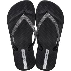 imageIpanema Ana Collection Kids Flip Flop  Comfortable ampamp Stylish Summer Sandal for Boys ampamp Girls with Anatomic Footbed ampamp NonSlip SoleAna Sparkle  BlackBlack