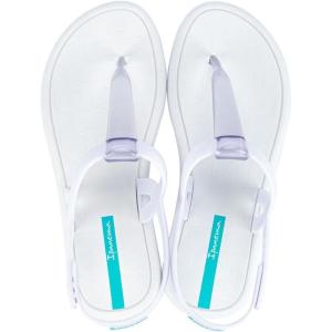 imageIpanema Glossy Womens Sandals  Thong Sandals for Women Womens Sandal Comfy Sandals Flat Sandals for Women Jelly Sandals Adjustable Back Strap Water ResistantWhiteClear