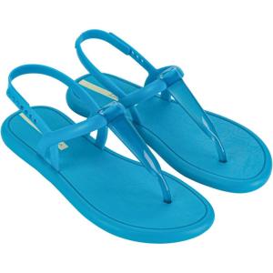 imageIpanema Glossy Womens Sandals  Thong Sandals for Women Womens Sandal Comfy Sandals Flat Sandals for Women Jelly Sandals Adjustable Back Strap Water ResistantBlueTransp Blue