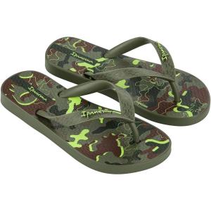 imageIpanema Temas XIV Kids Flip Flops  Comfortable ampamp Stylish Unisex Flip Flops for Kids Bright ampamp Colorful Prints NonSlip Sole Durable Water Resistant Easy to CleanGreenBrown