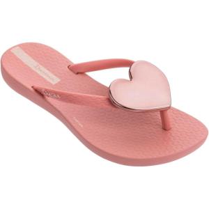 imageIpanema Wave Heart II Kids Flip Flops  Stylish and Comfortable Summer Sandals with NonSlip Sole for Active PlayPinkPinkRose
