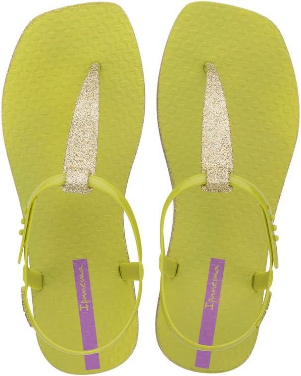 imageIpanema Class Edge Glow Womens Sandals  Comfy Stylish Glitter TStrap Thong Sandals Adjustable Ankle Strap Summer Dress Sandals Dressy Sandals for Women Flat SandalsGreenGlitter GreenLilac