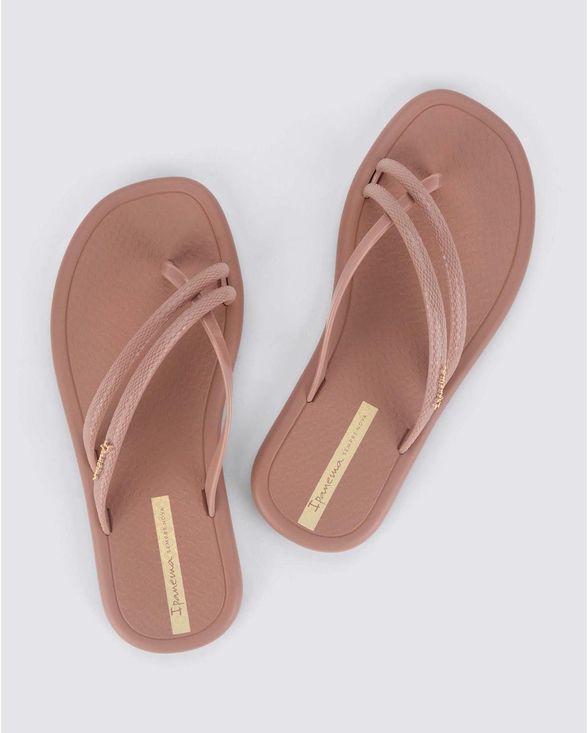 imageIpanema Meu Sol Rasteira Womens Flip Flops  Strappy Flip Flops for Women Arch Support Trendy Flip Flops Dressy Women Flip Flop Summer Dress Sandals Easy CleanLight PinkYellow