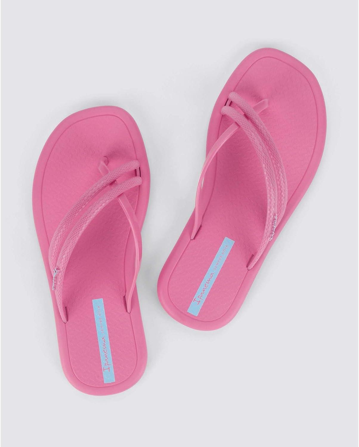 imageIpanema Meu Sol Rasteira Womens Flip Flops  Strappy Flip Flops for Women Arch Support Trendy Flip Flops Dressy Women Flip Flop Summer Dress Sandals Easy CleanPinkBlue
