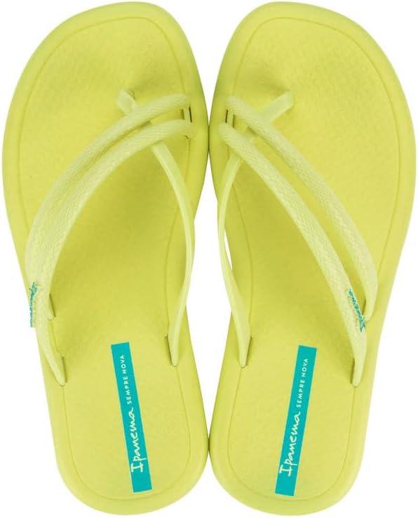 imageIpanema Meu Sol Rasteira Womens Flip Flops  Strappy Flip Flops for Women Arch Support Trendy Flip Flops Dressy Women Flip Flop Summer Dress Sandals Easy CleanBlueYellow