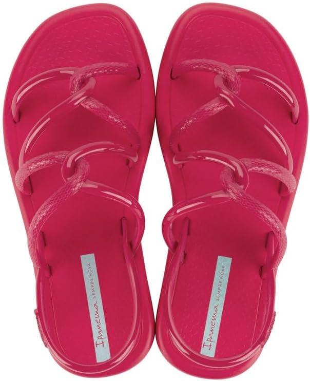 imageIpanema Meu Sol Womens Sandals  Strappy Sandals for Women Flat Sandals Comfortable Dressy Women Sandals Summer Dress Sandals wBackstrap Water Resistant Easy to CleanDark PinkGreen