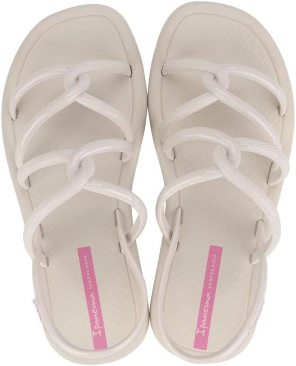 imageIpanema Meu Sol Womens Sandals  Strappy Sandals for Women Flat Sandals Comfortable Dressy Women Sandals Summer Dress Sandals wBackstrap Water Resistant Easy to CleanBeigePink