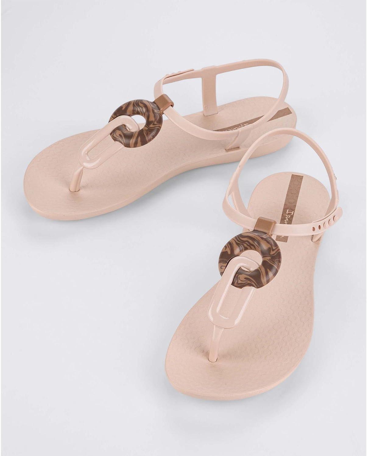 imageIpanema Womens Connect Sandal  Comfortable Stylish ampamp Versatile Summer FootwearClass Marble  BeigeBrown