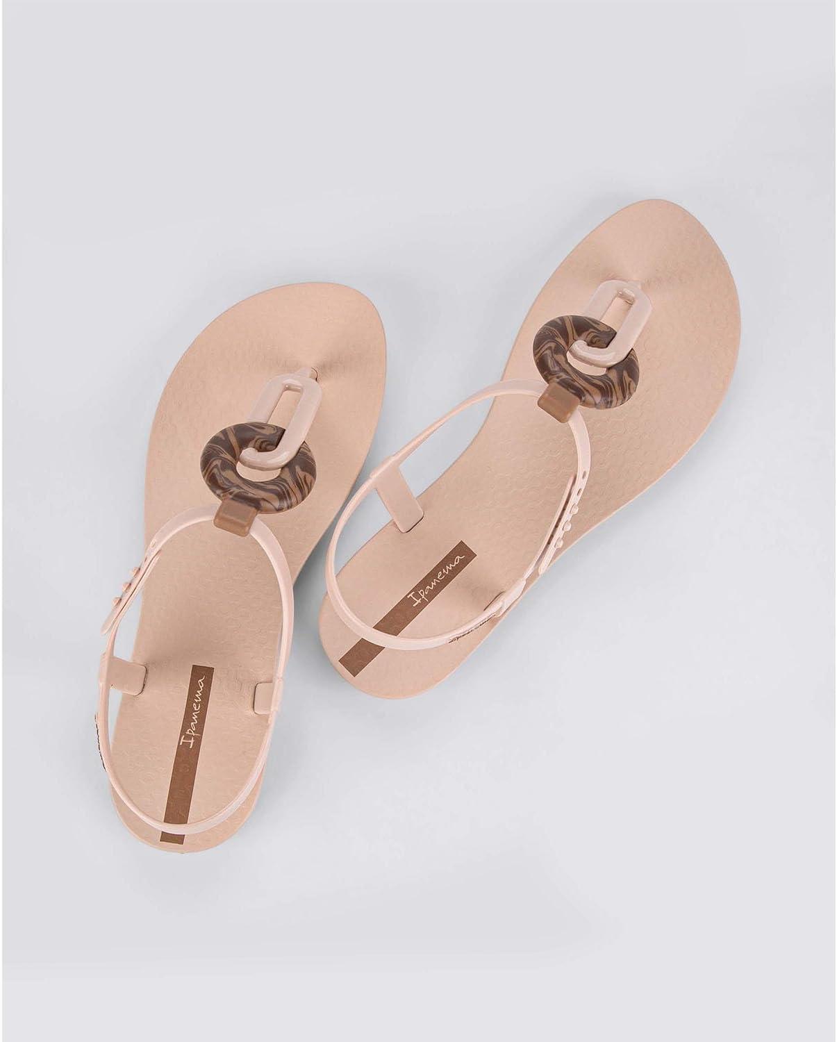 imageIpanema Womens Connect Sandal  Comfortable Stylish ampamp Versatile Summer FootwearClass Marble  BeigeBrown