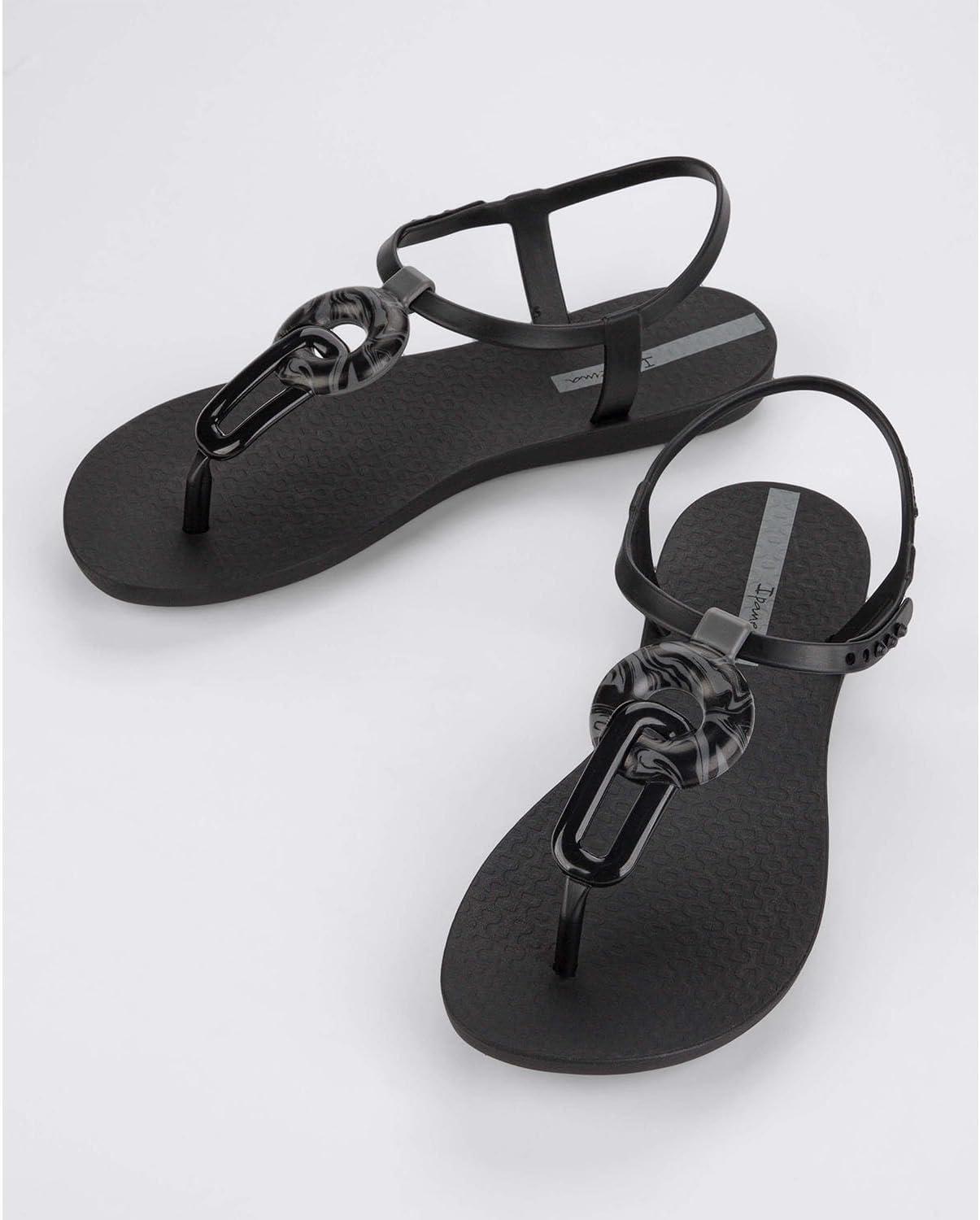 imageIpanema Womens Connect Sandal  Comfortable Stylish ampamp Versatile Summer FootwearClass Marble  BlackGrey