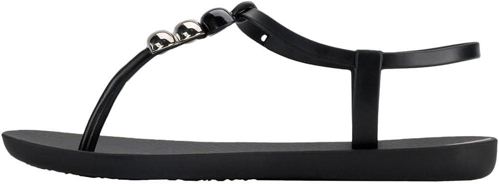 imageIpanema Womens Disco Collection  Fashionable Comfortable Versatile ampamp EcoFriendly Summer FootwearClass Sandal  BlackOnix