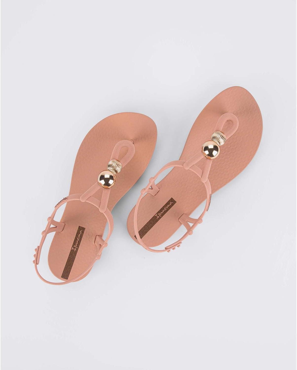 imageIpanema Womens Disco Collection  Fashionable Comfortable Versatile ampamp EcoFriendly Summer FootwearClass Spheres  PinkBronze