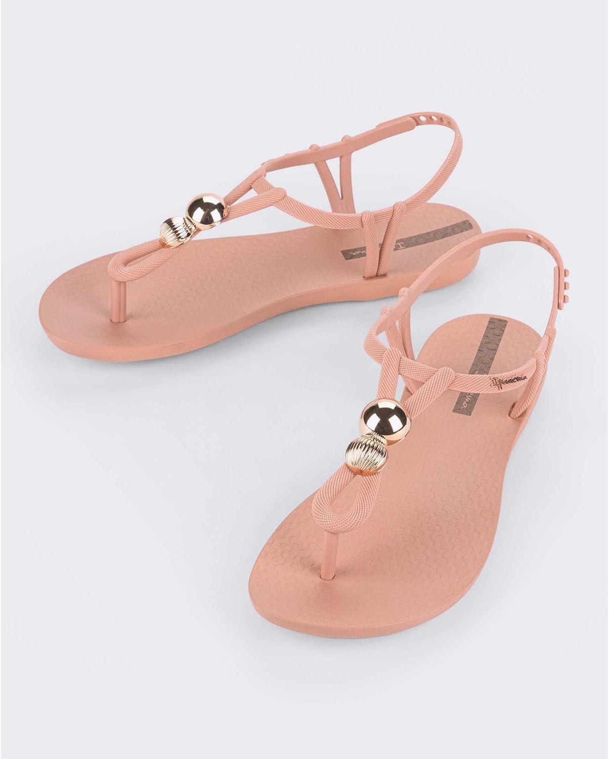 imageIpanema Womens Disco Collection  Fashionable Comfortable Versatile ampamp EcoFriendly Summer FootwearClass Spheres  PinkBronze