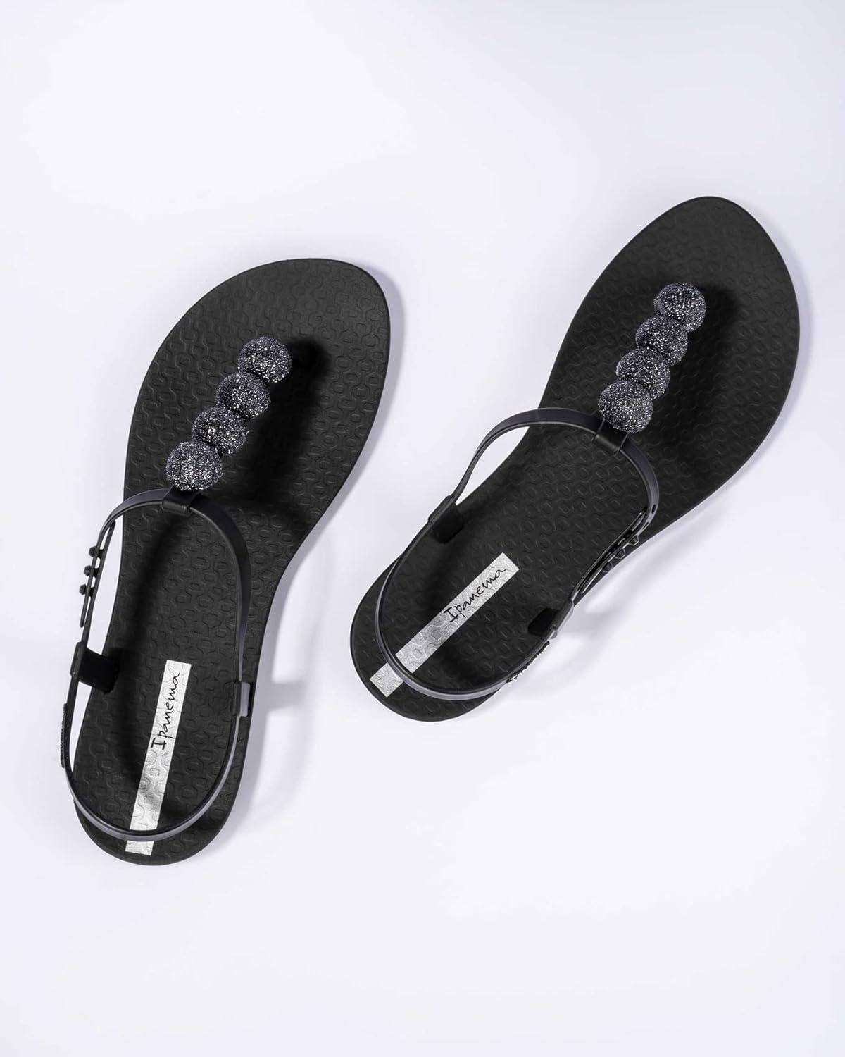 imageIpanema Womens Disco Collection  Fashionable Comfortable Versatile ampamp EcoFriendly Summer FootwearDisco  Black