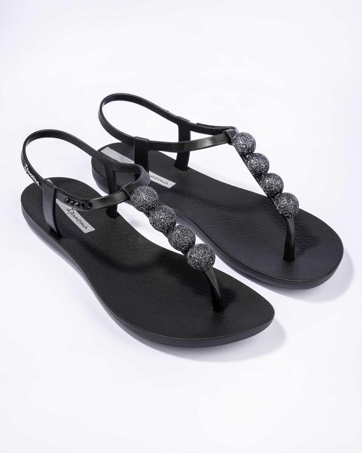 imageIpanema Womens Disco Collection  Fashionable Comfortable Versatile ampamp EcoFriendly Summer FootwearDisco  Black