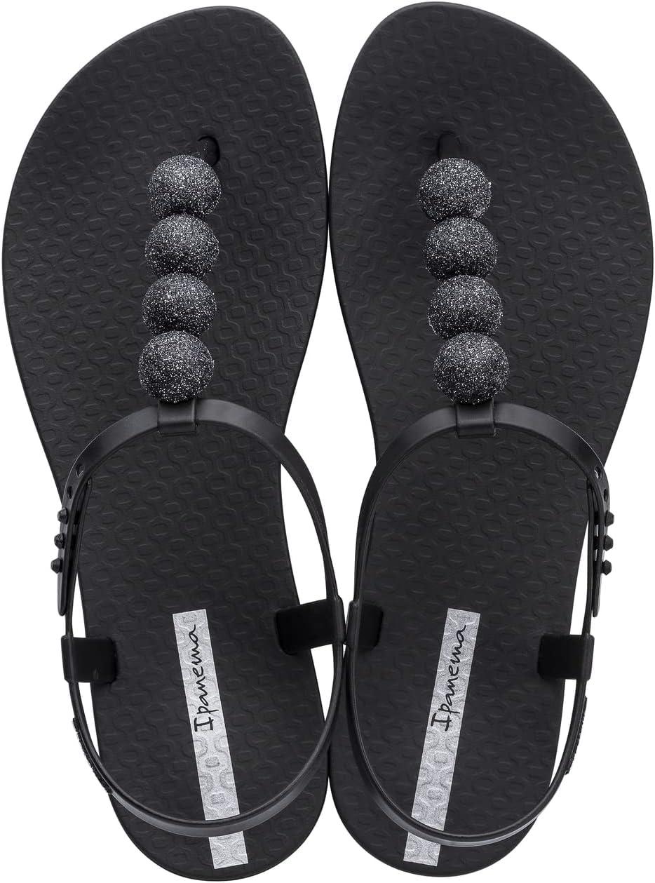 imageIpanema Womens Disco Collection  Fashionable Comfortable Versatile ampamp EcoFriendly Summer FootwearDisco  Black