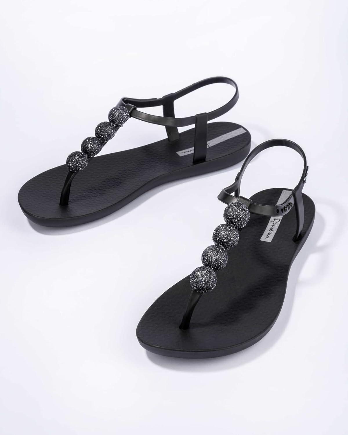 imageIpanema Womens Disco Collection  Fashionable Comfortable Versatile ampamp EcoFriendly Summer FootwearDisco  Black
