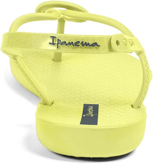 imageIpanema Womens Trendy Sandals  Comfortabe and Stylish TStrap Flat Sandals with Adjustable Ankle Strap ClosureTrendy Fem  YellowYellow
