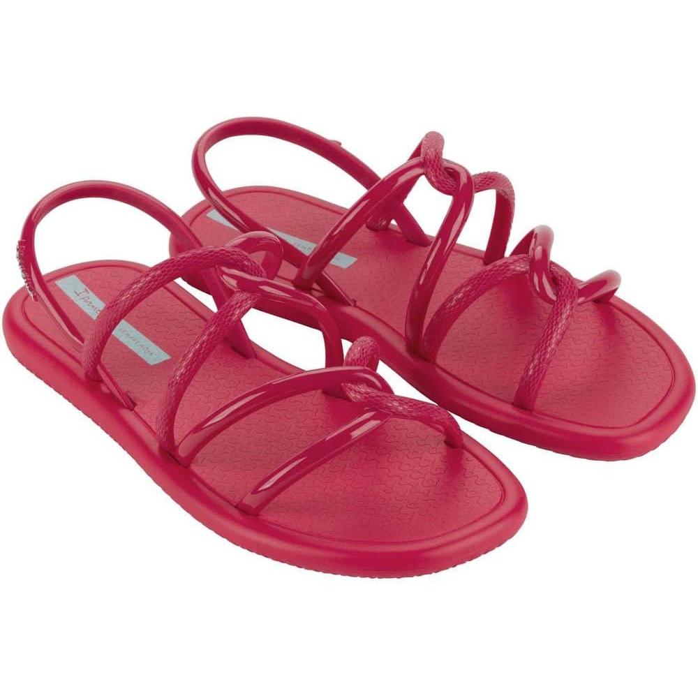 imageIpanema Meu Sol Womens Sandals  Strappy Sandals for Women Flat Sandals Comfortable Dressy Women Sandals Summer Dress Sandals wBackstrap Water Resistant Easy to CleanDark PinkGreen
