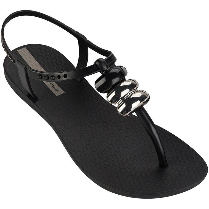 imageIpanema Womens Disco Collection  Fashionable Comfortable Versatile ampamp EcoFriendly Summer FootwearClass Sandal  BlackOnix