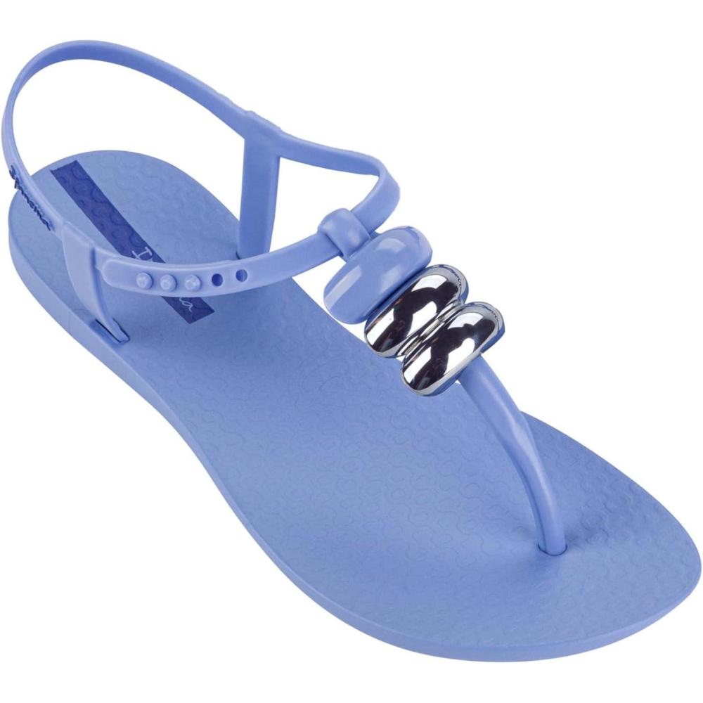 imageIpanema Womens Disco Collection  Fashionable Comfortable Versatile ampamp EcoFriendly Summer FootwearClass Sandal  BlueMetallic Blue
