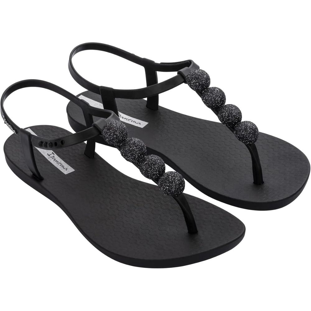 imageIpanema Womens Disco Collection  Fashionable Comfortable Versatile ampamp EcoFriendly Summer FootwearDisco  Black