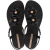 imageIpanema Duo Flowers Fem Womens Sandals  Comfy Open Toe Sandals for Women Thong Sandals wTStrap Adjustable Ankle Strap Floral Design Dressy Sandals Summer Dress SandalsBlackBeige