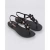 imageIpanema Duo Flowers Fem Womens Sandals  Comfy Open Toe Sandals for Women Thong Sandals wTStrap Adjustable Ankle Strap Floral Design Dressy Sandals Summer Dress SandalsBlackBeige