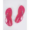 imageIpanema Salty Womens Sandals  Lace Up Sandals for Women Dressy Sandals with Sea Shells TStrap Thong Sandals Tie Up Sandals Flat Sandals Summer Dress Sandals ComfortablePinkRed