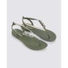 imageIpanema Salty Womens Sandals  Lace Up Sandals for Women Dressy Sandals with Sea Shells TStrap Thong Sandals Tie Up Sandals Flat Sandals Summer Dress Sandals ComfortableGreenBeigeSilver