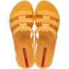 imageIpanema Style Womens Sandals  Flat Sandals with Adjustable Back Strap Strappy Sandals for Women PVC Sandals for Women Water Resistant Shoes Easy to CleanYellowYellow