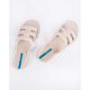 imageIpanema Style Womens Sandals  Flat Sandals with Adjustable Back Strap Strappy Sandals for Women PVC Sandals for Women Water Resistant Shoes Easy to CleanBeigeBeige