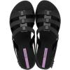 imageIpanema Style Womens Sandals  Flat Sandals with Adjustable Back Strap Strappy Sandals for Women PVC Sandals for Women Water Resistant Shoes Easy to CleanBlack