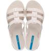 imageIpanema Style Womens Sandals  Flat Sandals with Adjustable Back Strap Strappy Sandals for Women PVC Sandals for Women Water Resistant Shoes Easy to CleanBeigeBeige