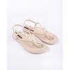 imageIpanema Womens Trendy Sandals  Comfortabe and Stylish TStrap Flat Sandals with Adjustable Ankle Strap ClosureTrendy Fem  BeigeBeige