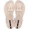 imageIpanema Womens Trendy Sandals  Comfortabe and Stylish TStrap Flat Sandals with Adjustable Ankle Strap ClosureTrendy Fem  BeigeBeige